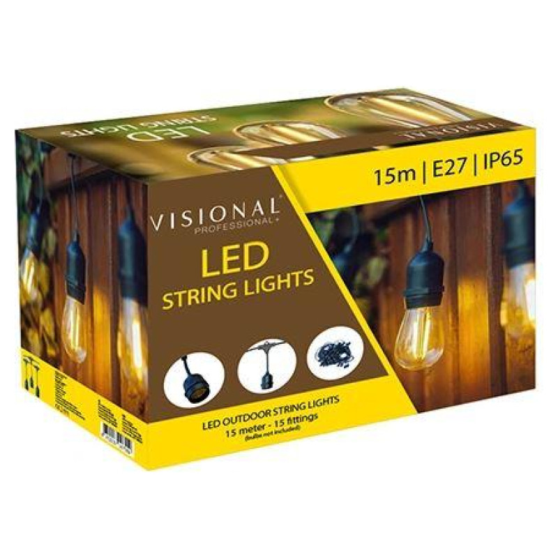 Visional LAMP LED GARLAND GARDEN STRING/E27 15M VS-631 VISIONAL