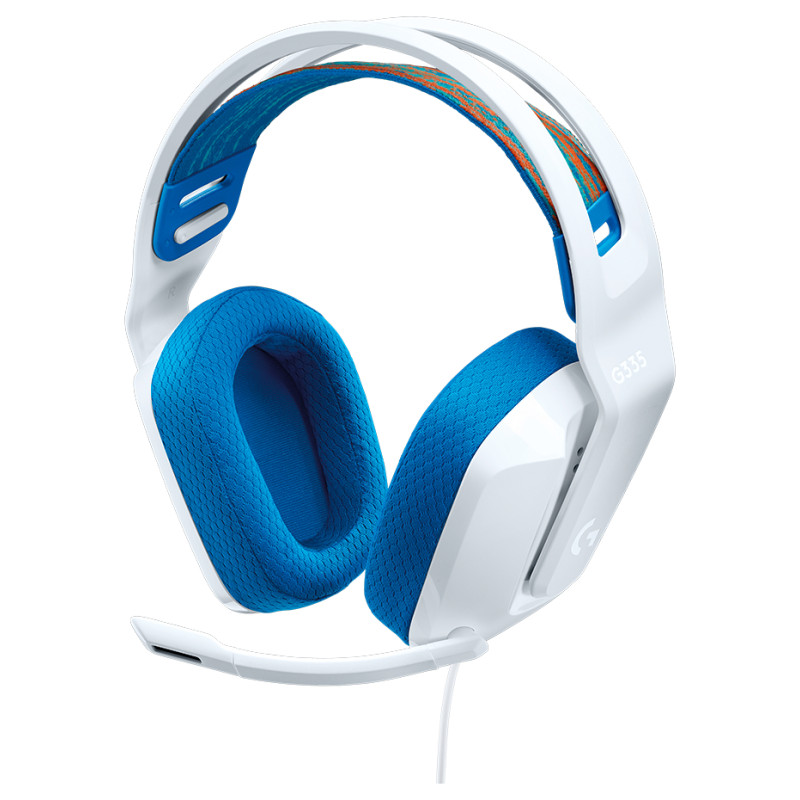 Logitech G335 Wired Gaming Headset - WHITE - 3.5 MM