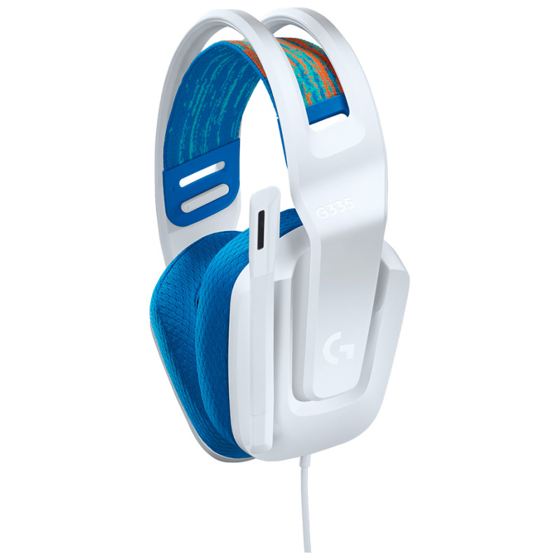 Logitech G335 Wired Gaming Headset - WHITE - 3.5 MM