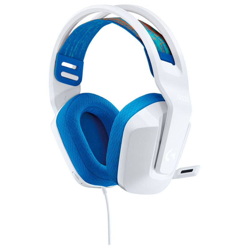Logitech G335 Wired Gaming Headset - WHITE - 3.5 MM