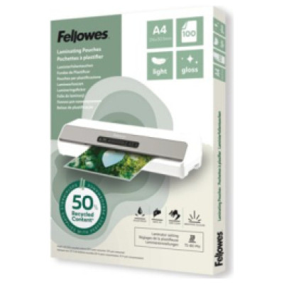 Fellowes Laminē&scaron;anas plēves Fellowes Eco 100gab Glossy A4