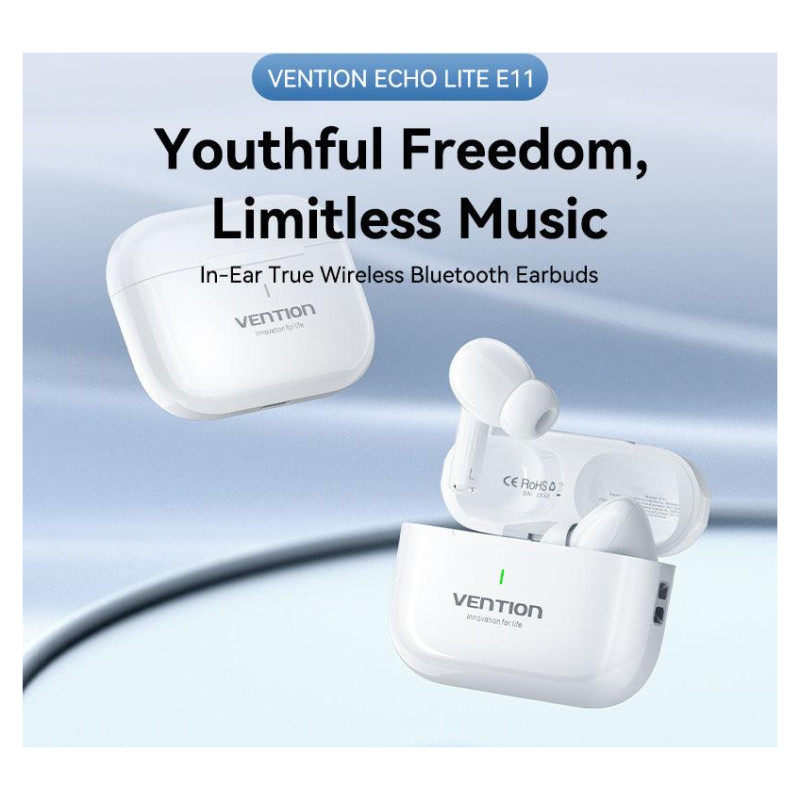 Vention HEADSET WRL ECHO LITE E11/WHITE NBVW0 VENTION