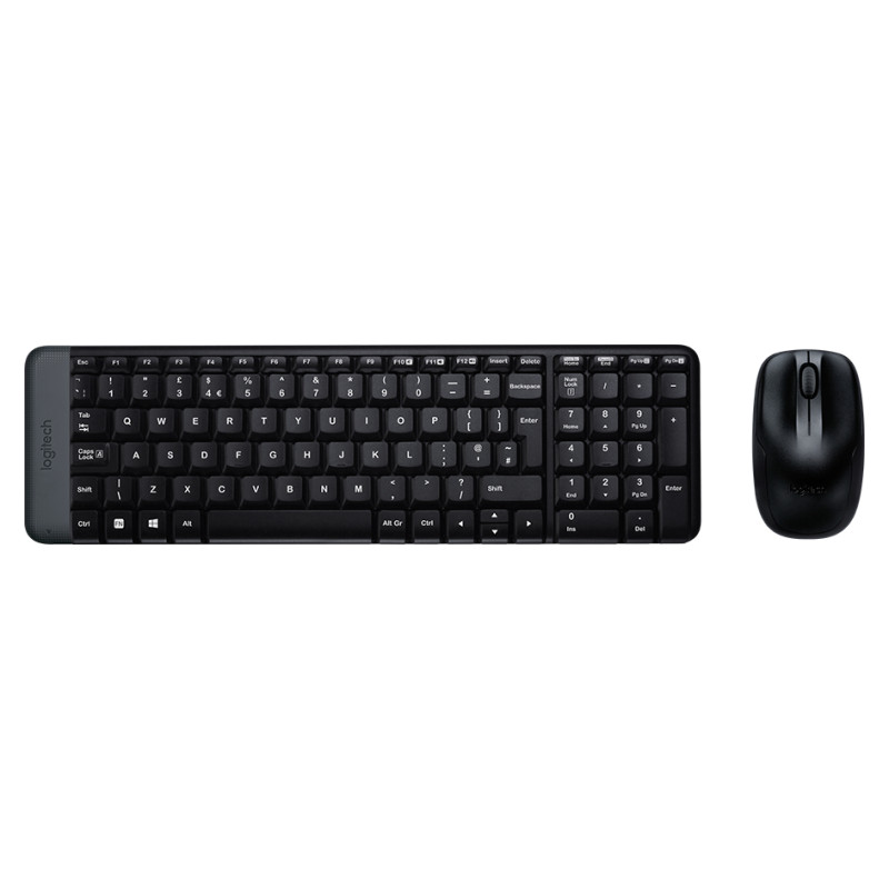 Logitech MK220 Wireless Combo - BLACK - RUS