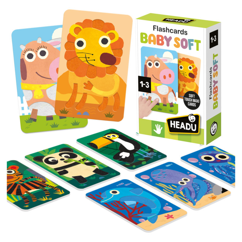 Headu Mīkstās mācību kartītes zīdaiņiem