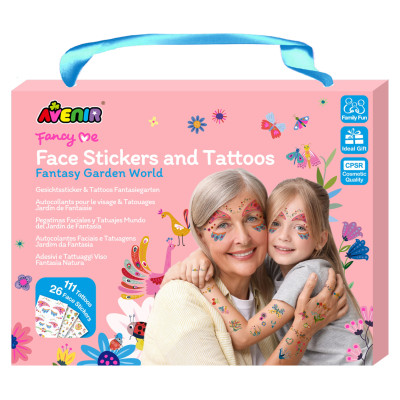 Avenir Sejas uzlīmes un tetovējumi Fantasy Garden World