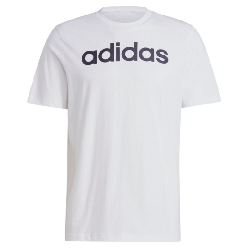 Adidas Essentials Single Jersey Linear Embroidered Logo Tee M IC9276 (M)