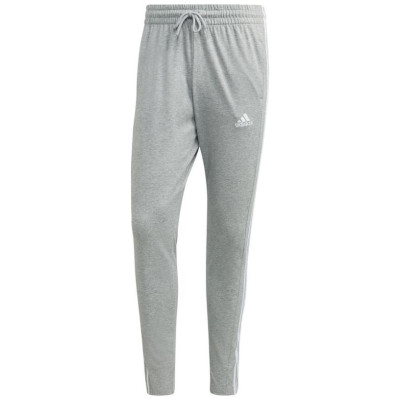 Adidas Essentials Single Jersey Tapered Open Hem 3-Stripes M IC0046 pants (2XL)