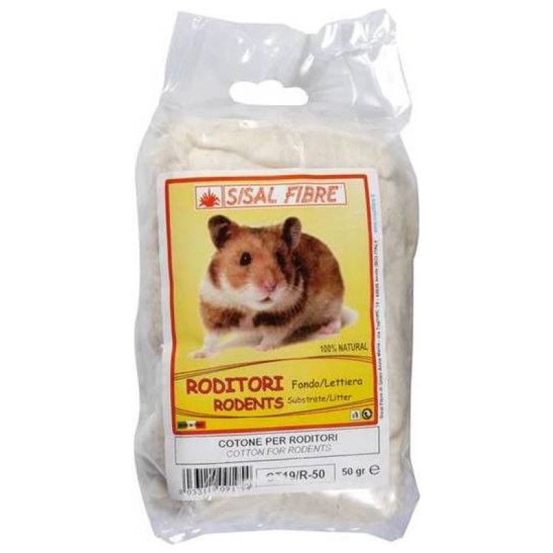 Record Kokvilnas mīksta gulta grauzējiem 50g