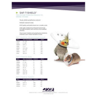 KVP Saf-T-shield pēcoperācijas apkakle grauzējiem 5,75-7,5 cm, d.11 cm