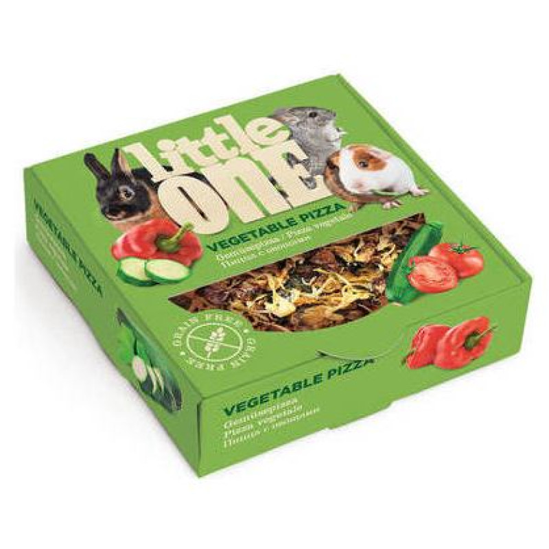 Mealberry Little One treat-toy "Vegetable pizza" 55 g - kārums-rotaļlieta dārzeņu pica