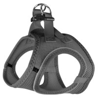 Flamingo kru&scaron;u siksna suņiem BENTO GREY S 37-40CM