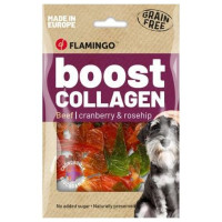 Flamingo gardumi suņiem Boost Chips with beef & collagen 60 g