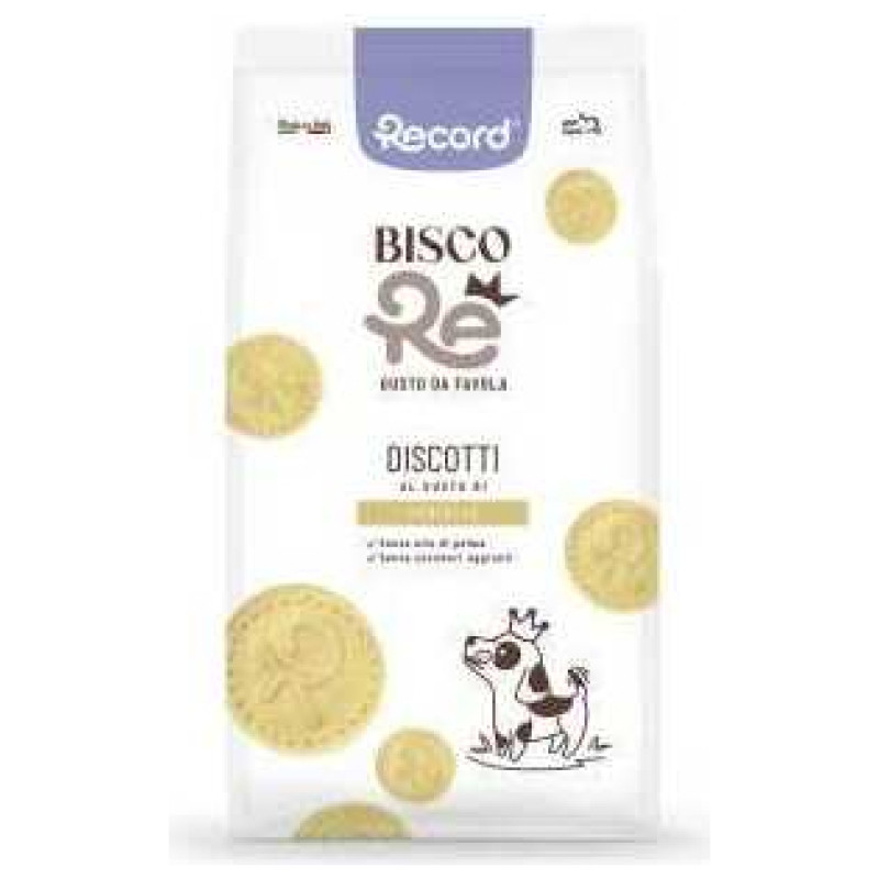 Record BiscoRe vanilla Discotti Dog Biscuits 400 g - papildbarība suņiem