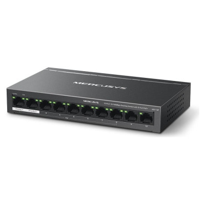 Mercusys Switch|MERCUSYS|Desktop/pedestal|10x10Base-T / 100Base-TX|PoE+ ports 8|MS110P