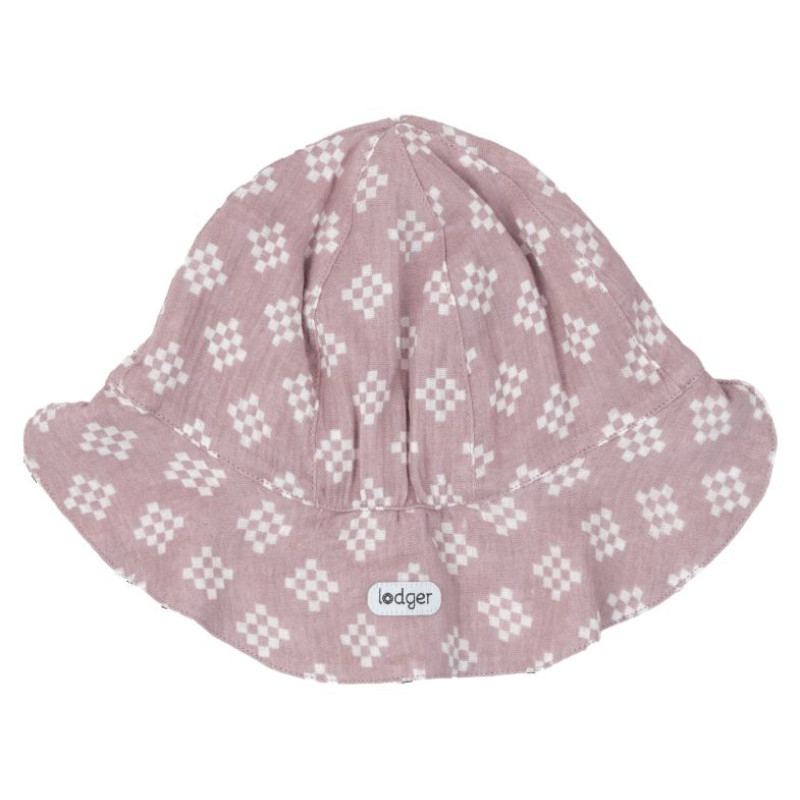 Lodger Hatter Tribe Muslin kokvilnas bērnu cepurīte, Rose, 3 - 6 mēn. - HT 107_3-6