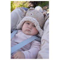 Lodger Hatter Folklore Fleece cepure, Beige, 12-24m - HT 630_12-24