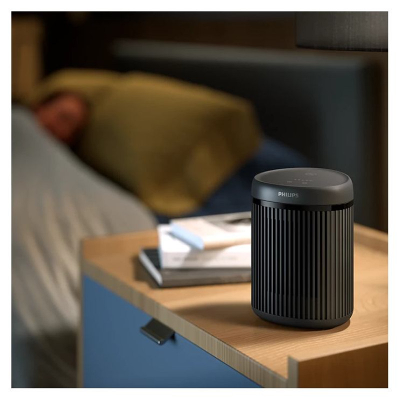 Philips 2000. sērijas kompaktais keramiskais sildītājs, tum&scaron;i pelēks - CX2120/01