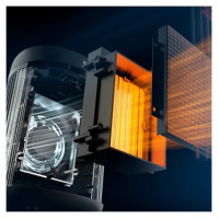 Philips 2000. sērijas kompaktais keramiskais sildītājs, tumši pelēks - CX2120/01