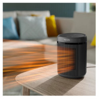 Philips 2000. sērijas kompaktais keramiskais sildītājs, tumši pelēks - CX2120/01