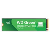 Western Digital SSD|WESTERN DIGITAL|Green|500GB|M.2|PCIe Gen4|NVMe|Write speed 4100 MBytes/sec|Read speed 5000 MBytes/sec|2.3mm|TBW 100 TB|WDS500G4G0E