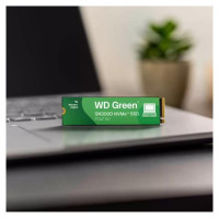 Western Digital SSD|WESTERN DIGITAL|Green|500GB|M.2|PCIe Gen4|NVMe|Write speed 4100 MBytes/sec|Read speed 5000 MBytes/sec|2.3mm|TBW 100 TB|WDS500G4G0E