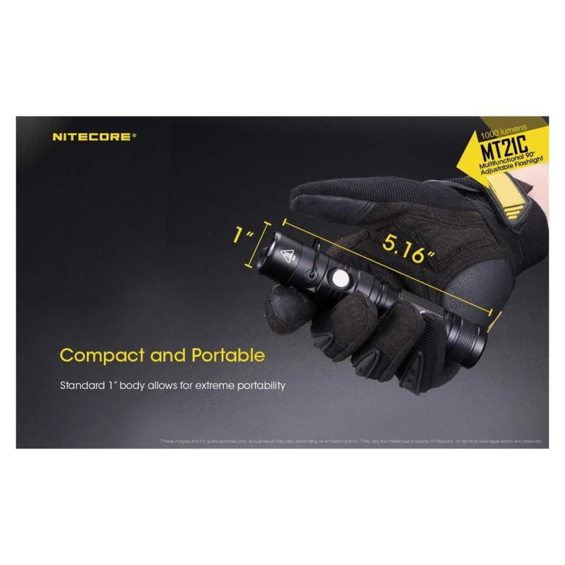 Nitecore FLASHLIGHT MT SERIES/1000 LUMENS MT21C NITECORE