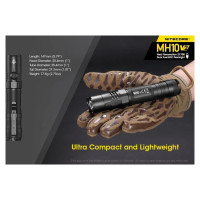 Nitecore FLASHLIGHT MH SERIES/1200 LUMENS MH10 V2 NITECORE