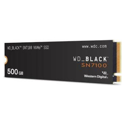 Western Digital SSD|WESTERN DIGITAL|Black SN7100|500GB|M.2|PCIe Gen4|NVMe|3D TLC|Write speed 5800 MBytes/sec|Read speed 6800 MBytes/sec|WDS500G4X0E
