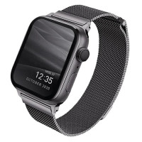 Uniq Dante Stainless Steel strap for Apple Watch 1/2/3/4/5/6/7/8/SE/SE2 38/40/41mm - graphite
