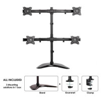 Neomounts MONITOR ACC DESK MOUNT 10-27"/NM-D335D4BLACK NEOMOUNTS