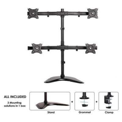 Neomounts MONITOR ACC DESK MOUNT 10-27"/NM-D335D4BLACK NEOMOUNTS