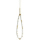 Guess pendant GUSTPEAW Phone Strap white/white Heishi Beads