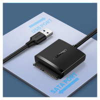 Ugreen USB3.0 adapter for 2.5'' / 3.5'' SATA disk black (CM257)