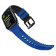 Uniq Linus Airosoft Silicone Strap for Apple Watch 1/2/3/4/5/6/7/8/SE/SE2/Ultra 42/44/45/49mm - Blue