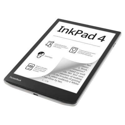 Pocketbook E-Reader|POCKETBOOK|InkPad 4|7.8"|1872x1404|1xAudio-Out|1xUSB-C|Micro SD|Wireless LAN|Bluetooth|PB743G-U-WW