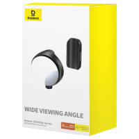 Baseus SafeRide Series rearview mirror with safety hammer - black