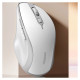Ugreen MU101 ergonomic wireless mouse Bluetooth / 2.4 GHz - white