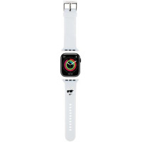 Karl Lagerfeld 3D Rubber Choupette Heads Strap for Apple Watch 38/40/41mm - White