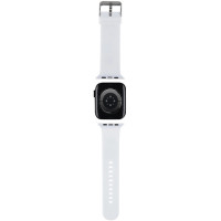 Karl Lagerfeld 3D Rubber Choupette Heads Strap for Apple Watch 38/40/41mm - White