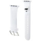 Karl Lagerfeld 3D Rubber Choupette Heads Strap for Apple Watch 38/40/41mm - White