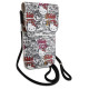 Hello Kitty Leather Tags Graffiti Cord bag - beige