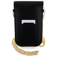 Hello Kitty Leather Metal Logo Chain bag - black