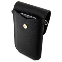 Hello Kitty Leather Metal Logo Chain bag - black