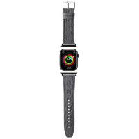 Karl Lagerfeld Saffiano Monogram strap for Apple Watch 38/40/41mm - silver
