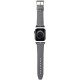 Karl Lagerfeld Saffiano Monogram strap for Apple Watch 38/40/41mm - silver
