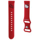 Hello Kitty Silicone Kitty Head strap universal 20mm - red