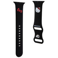 Hello Kitty Silicone Kitty Head Strap for Apple Watch 42/44/45/49mm - Black