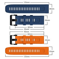 Tech-Protect IconBand for Garmin Fenix 5 / 6 / 6 Pro / 7 - Navy Blue