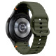 Tech-Protect Silicone Sport Strap for Samsung Galaxy Watch 4 / 5 / 5 Pro / 6 / 7 / FE - Green