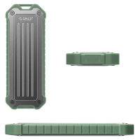 Orico Wzmocniona kieszeń dyskowa Orico OTPX-G2 M.2 NVMe/SATA SSD USB-C 3.2 taktyczna - szaro-zielona